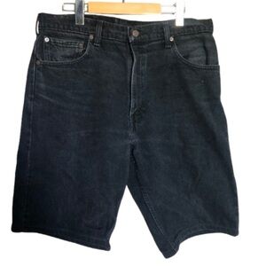 Levi’s 550 Black Denim Men's Shorts Size 36